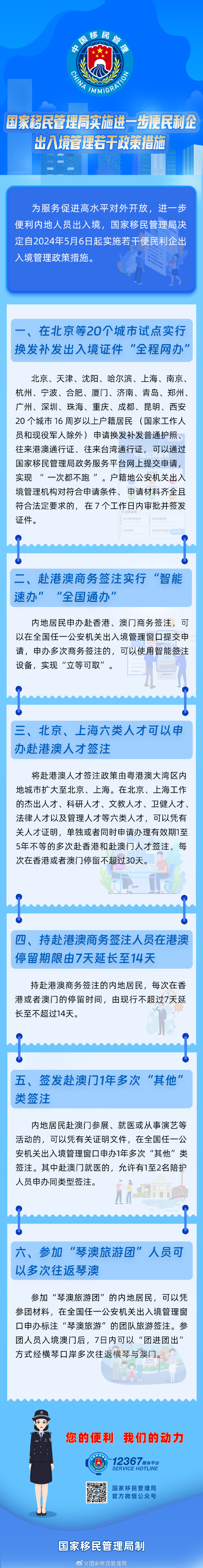 六项政策措施将出台，出入境更便利了！